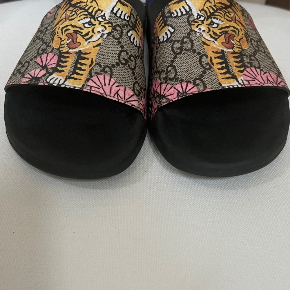 🐯Gucci Tiger Sandals Women Sz 37 🐯 - Picture 4 of 15